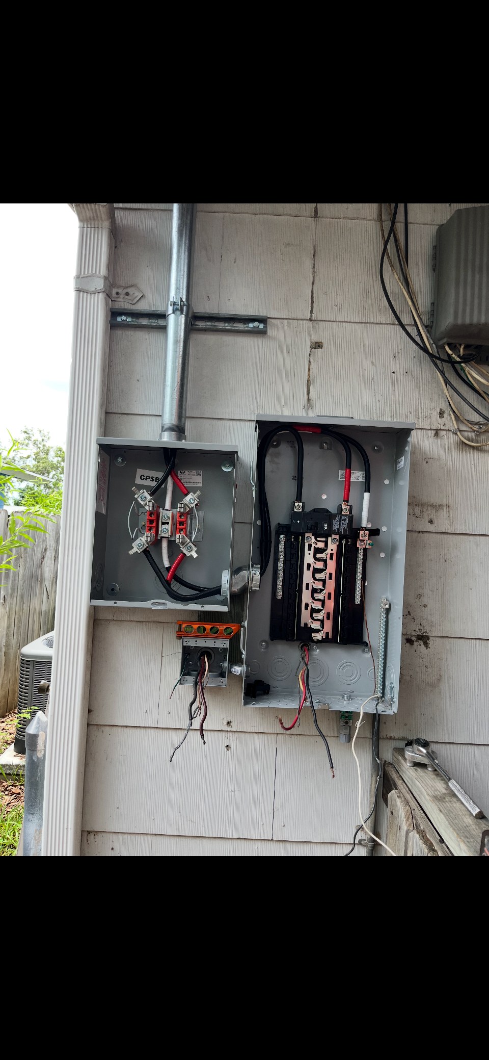 CPSB disconnect and main electrical panel installation by San Antonio electrician